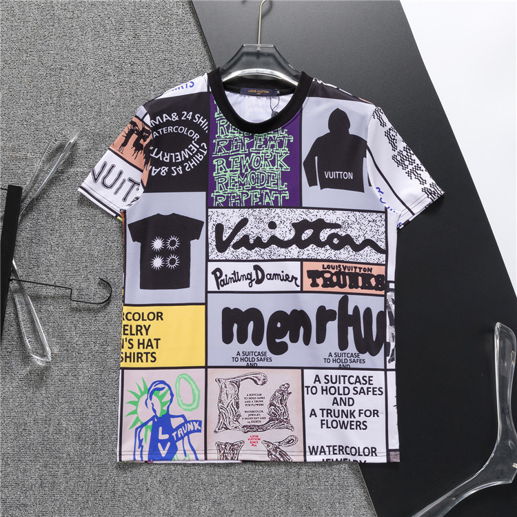 Louis Vuitton men T-shirts-LV2105T